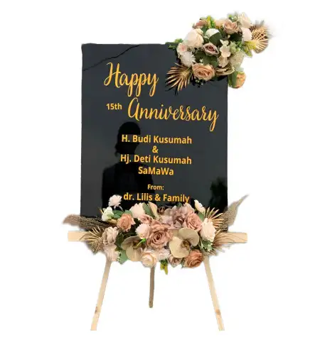 Papan Bunga Akrilik Mlese