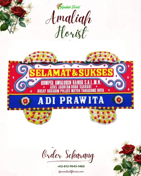 Papan Bunga Ucapan Selamat Mlese