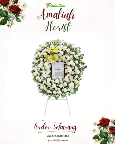 Krans Bunga Duka Mlese